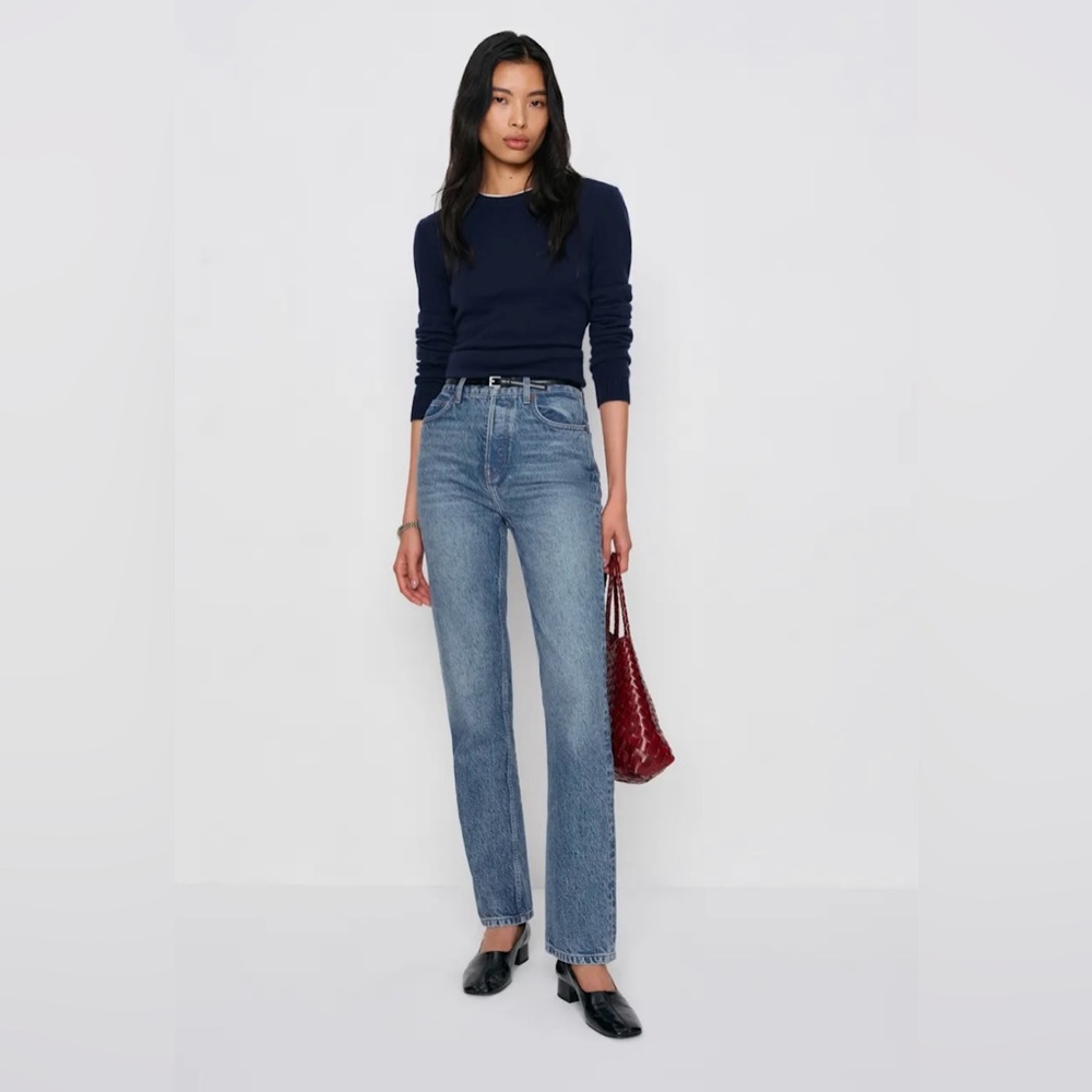 Reformation Cynthia High Rise Straight Jeans